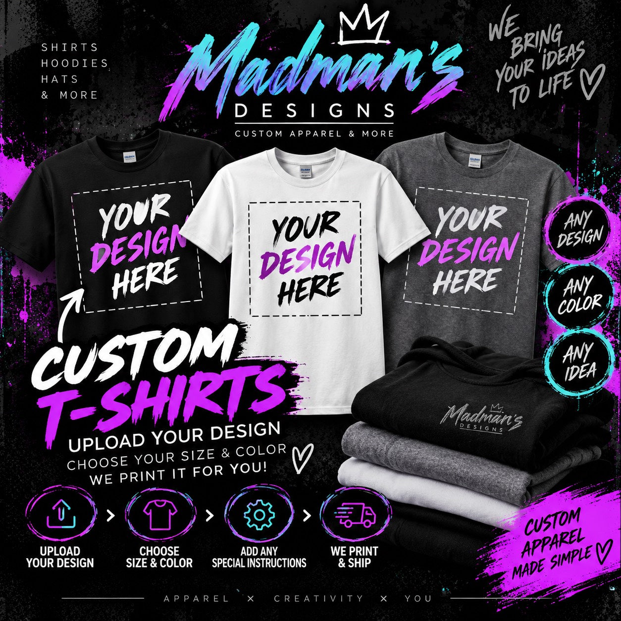 Custom T Shirt-Your Design