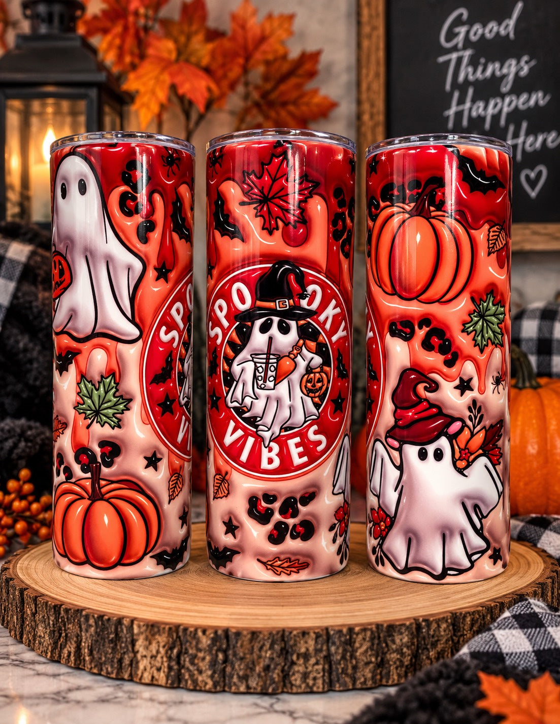 ✨Spooky Vibes Halloween 20 oz Tumbler✨